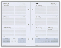 2027/2027 5x8 three ring calendar insert