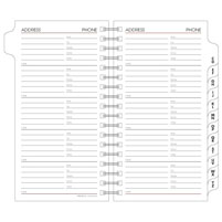 Preference collection wired address book refill